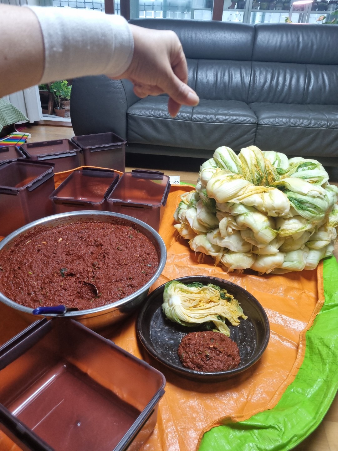 고객이 올린 김장 사진 1